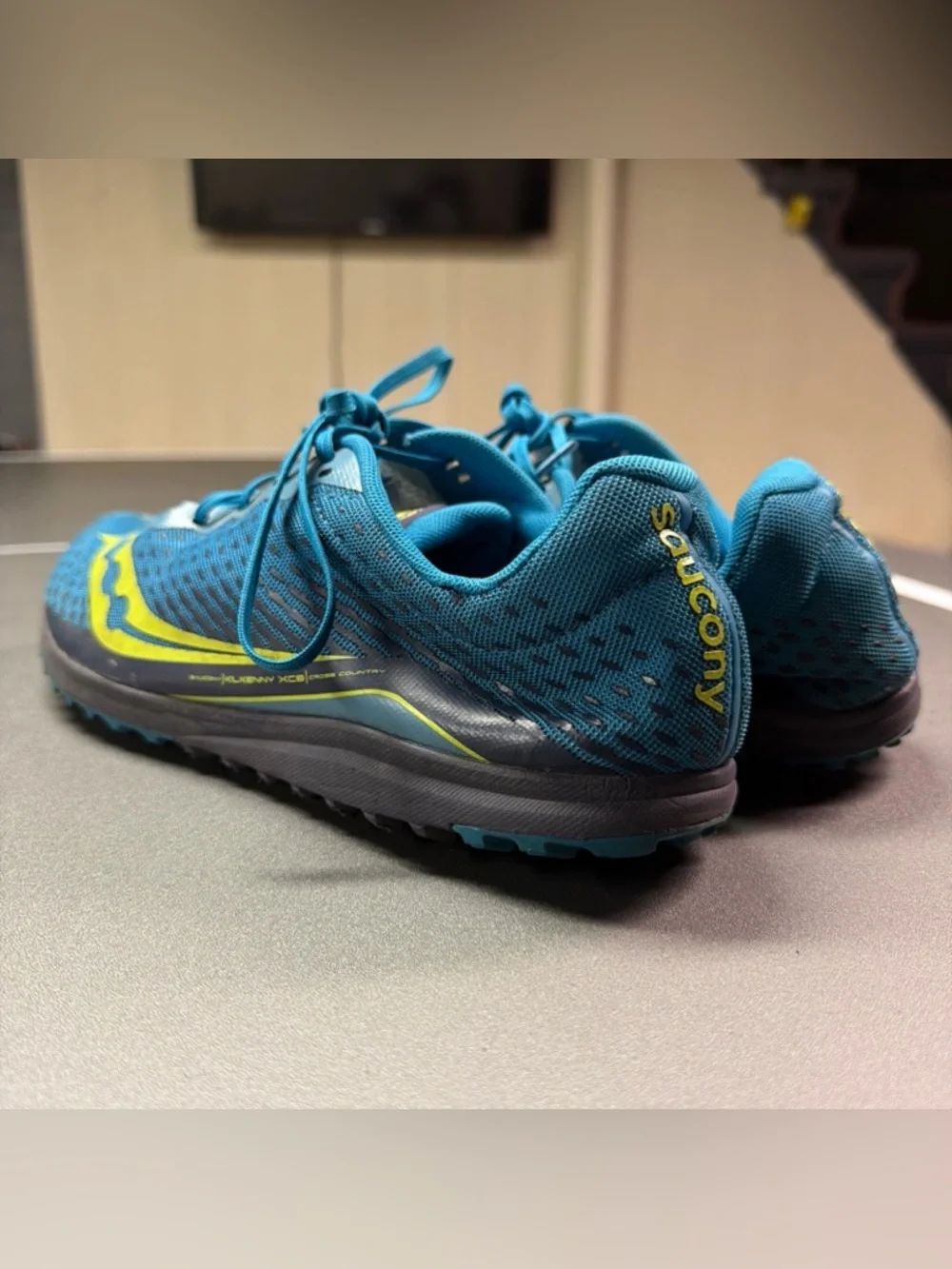Saucony Kilkenny XC8 Cross Country Mid Distance Track Spikes BLUE 10 Men’s‎